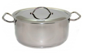 Кастрюля 10 л цельнотянутая с ТРС-3