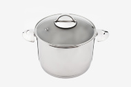 Кастрюля "Аметист" 4,0 л со стеклянной крышкой (200/190 мм)